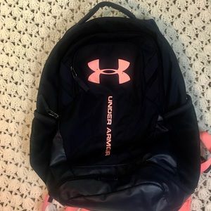 Navy Blue Under Armor back pack